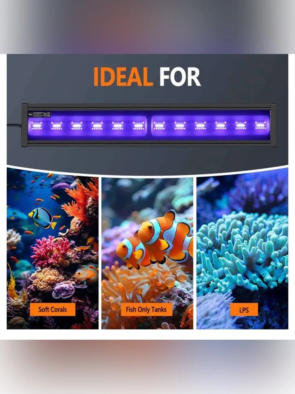 NWT Coral Reef Aquarium LED Light